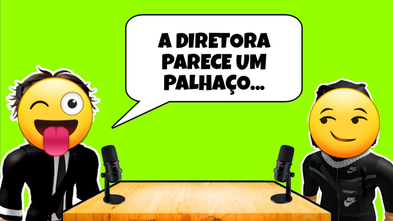 Eles Fizeram Um Podcast Pra Falarem Mal De Toda Escola - História Roblox 
