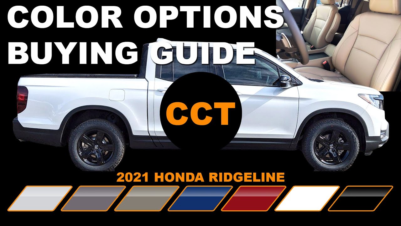 2021 Honda Ridgeline - Color Options Buying Guide