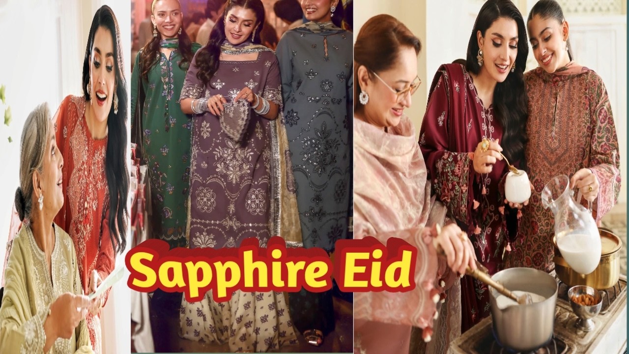 Sapphire Eid Collection | Latest Eid Collection | Unstitched Collection | Eid Collection 2026