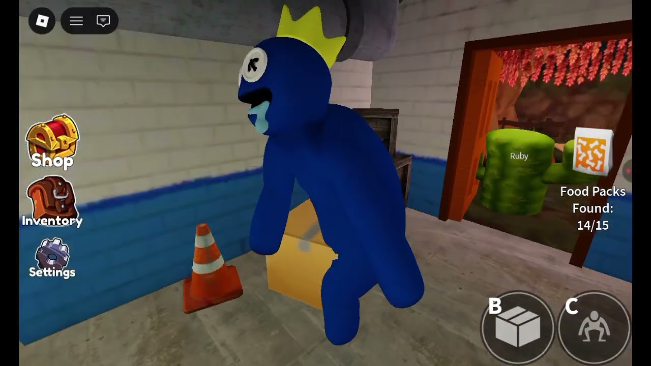 I play rainbow friends 1