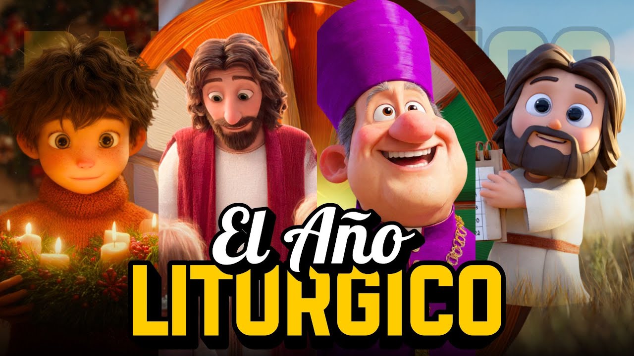 🌈 El AÑO LITÚRGICO explicado PARA NIÑOS 💒 | PequeFe