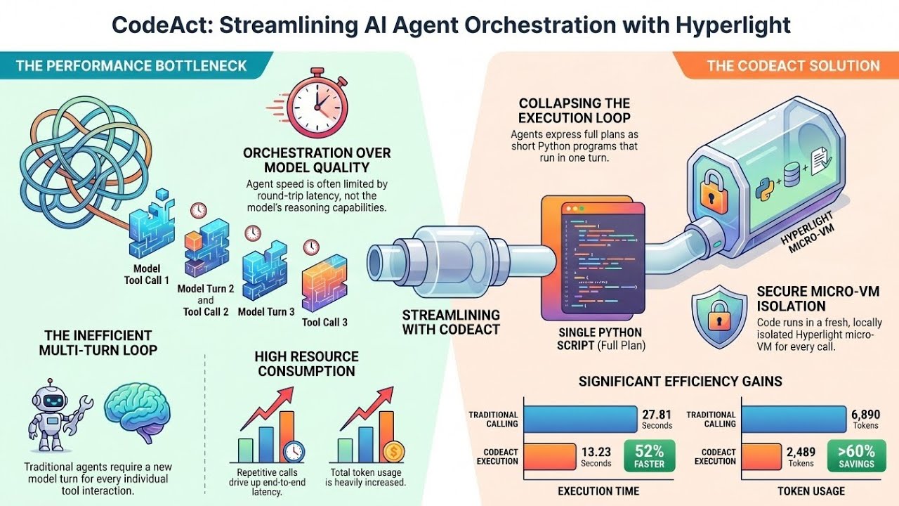 Cut Latency by 52% with CodeAct & Hyperlight