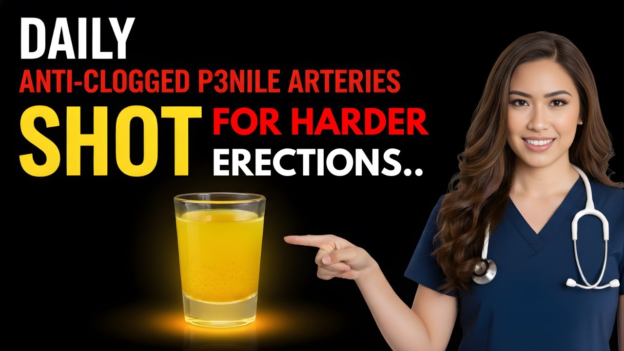 Men Over 50: 1 SHOT of THIS For Better Blood Flow And Stronger Erections even at 80!