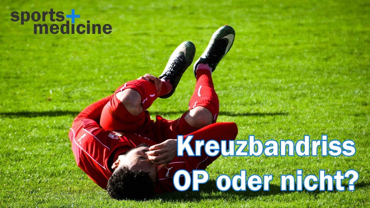 Muss ich am Kreuzband operiert werden?