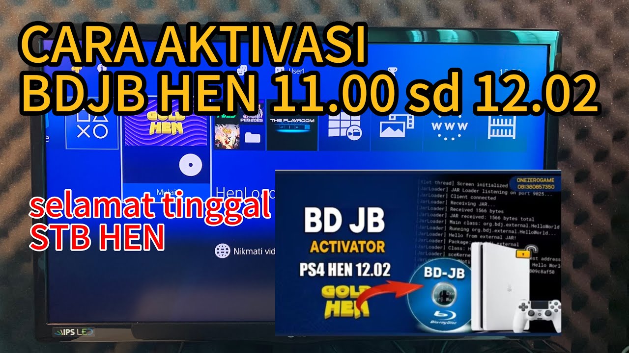 CARA PASANG BDJB HEN 11 00 SAMPAI HEN 12 02 SEGERA TINGGALKAN STB ( tutorial pasang bdjb ps4 hen )