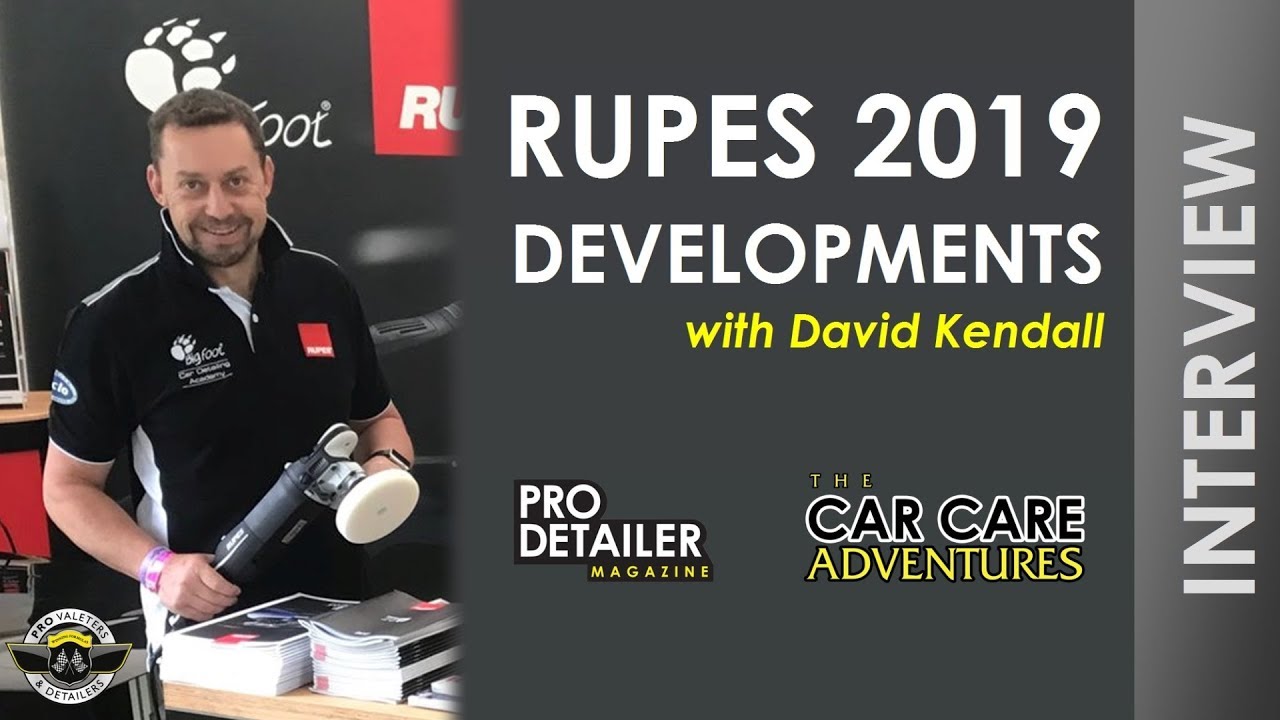 RUPES NEWS - 2019 - What to expect from Rupes in the UK this year with David Kendall