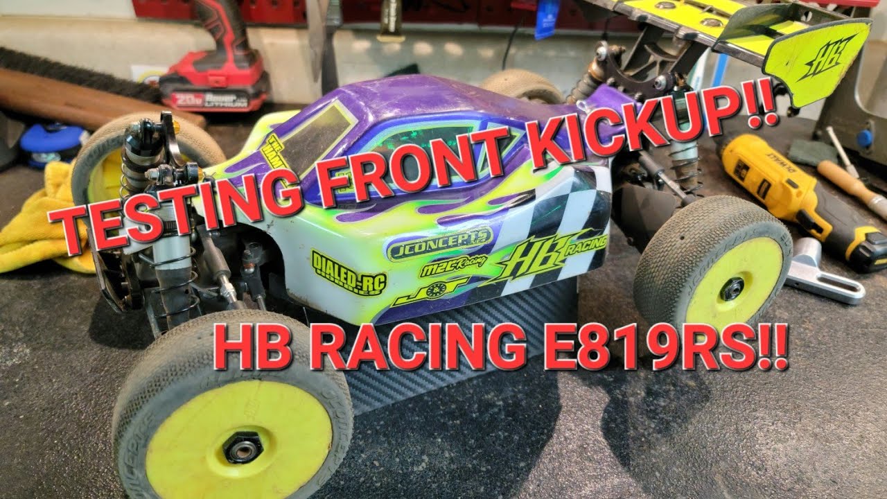 Проверяю подъем передней части своего мотоцикла HB Racing E819RS!
