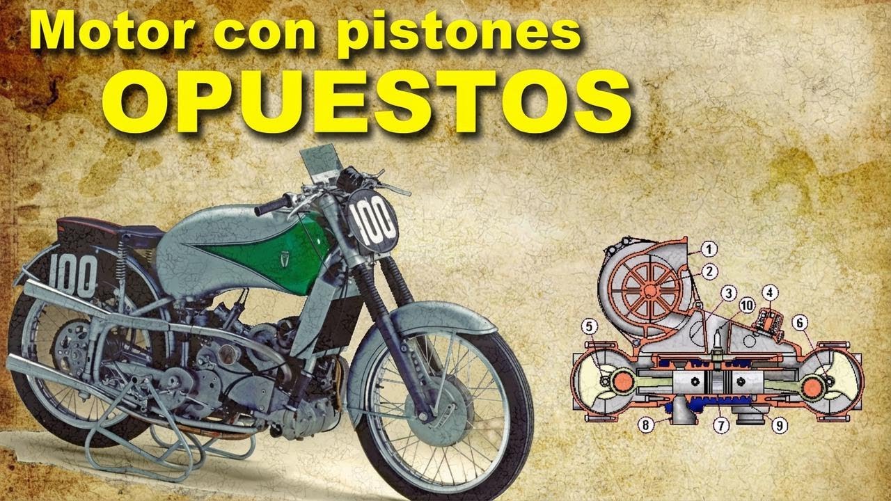 Motor de pistones opuestos en una moto ¿Cómo funciona?