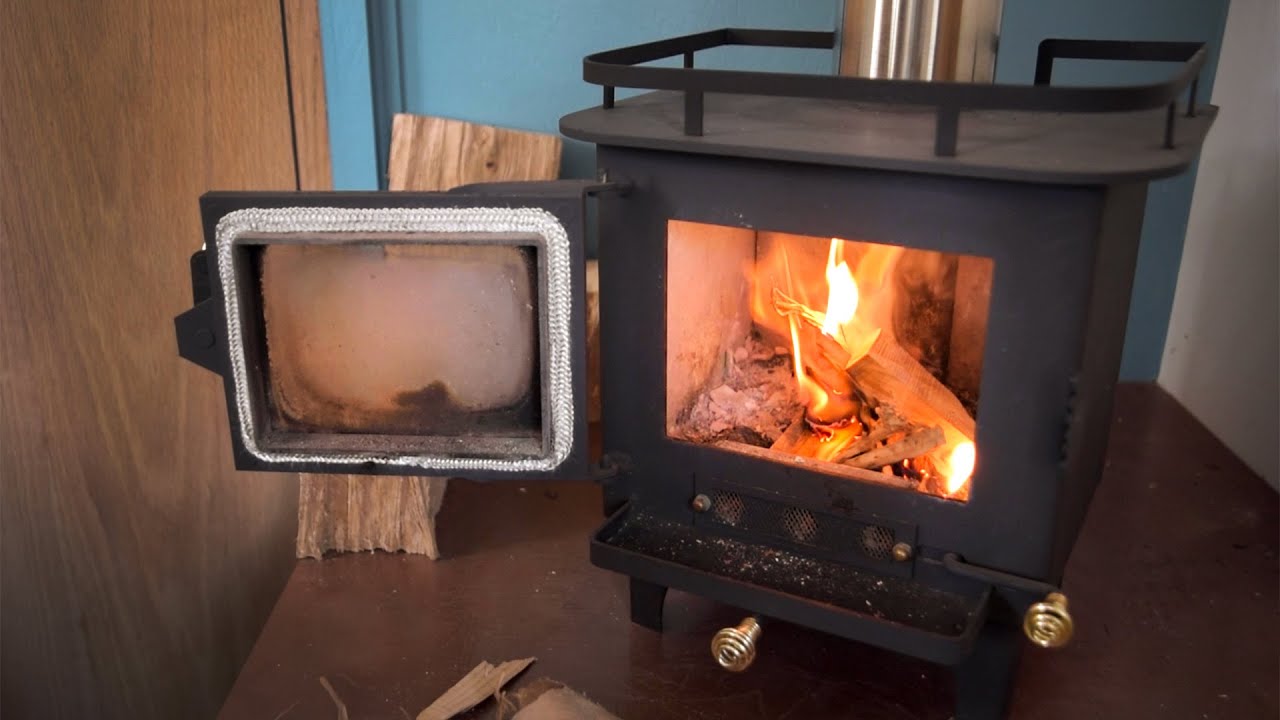 Starting a Fire in the World's Cutest Wood Stove