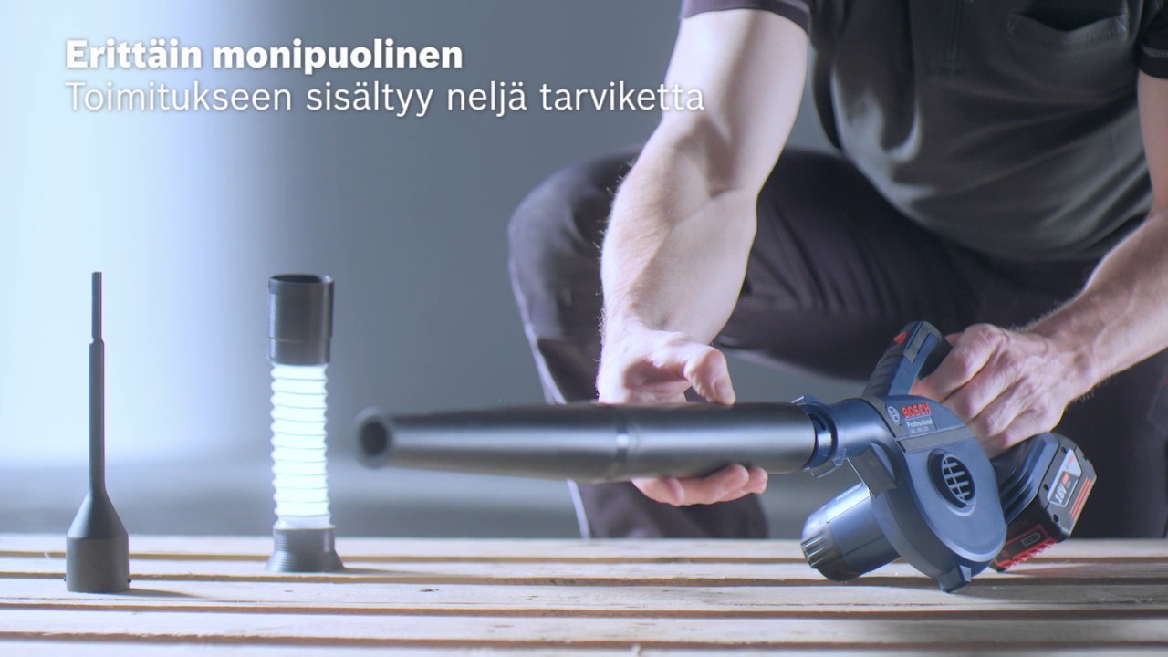 Boschin akkupuhallin GBL 18V-120 Professional