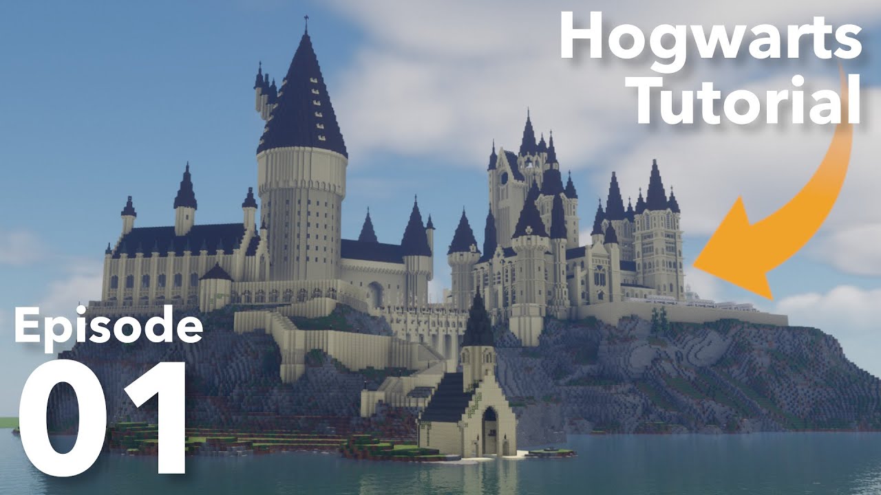 How to build Hogwarts in Minecraft - Episode 1 - Foundations