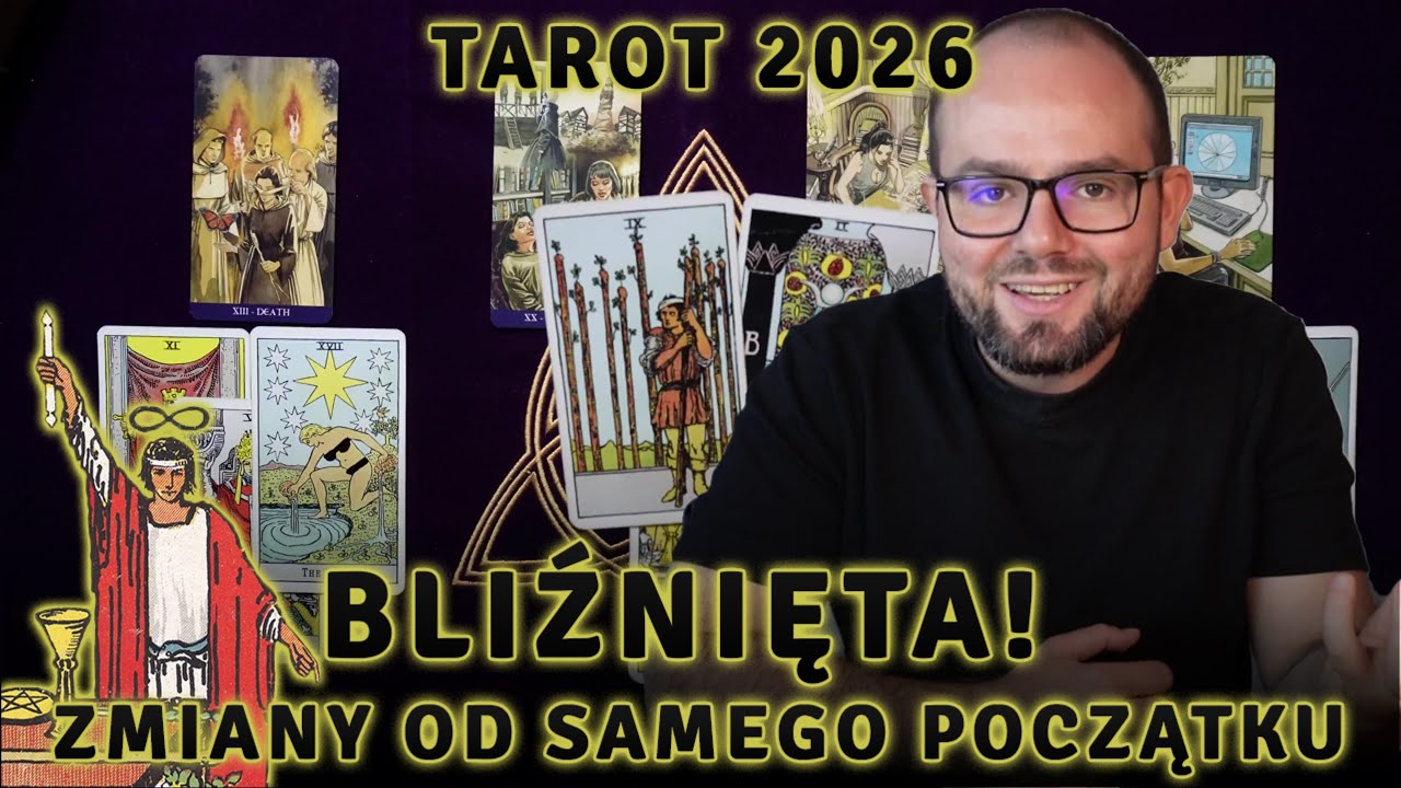 BLIŹNIĘTA 2026 Całkowicie NOWE Powody do SZCZĘŚCIA! ♊️ Horoskop Roczny Bliźnięta 2026 Tarot