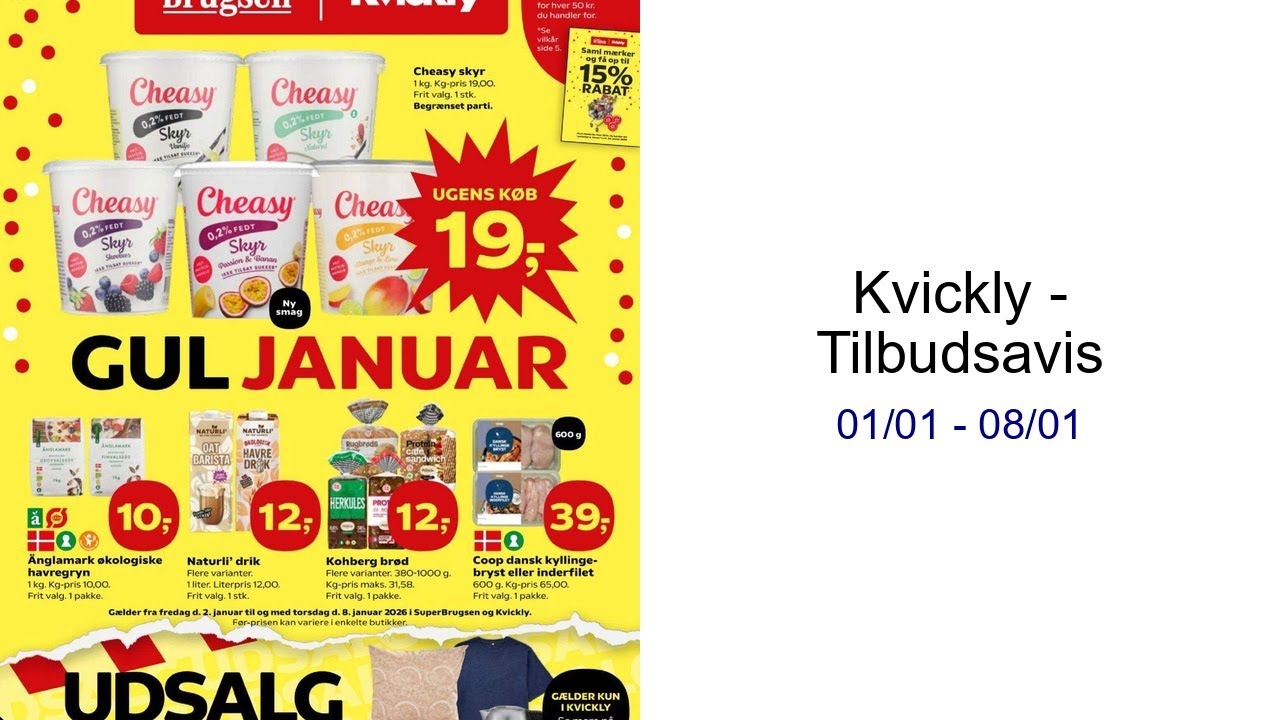 Kvickly - Tilbudsavis 01/01 - 08/01