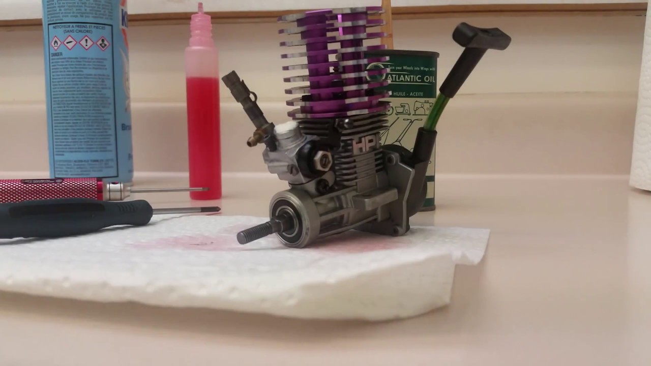 HPI 15E engine piston pin and connecting rod replacement