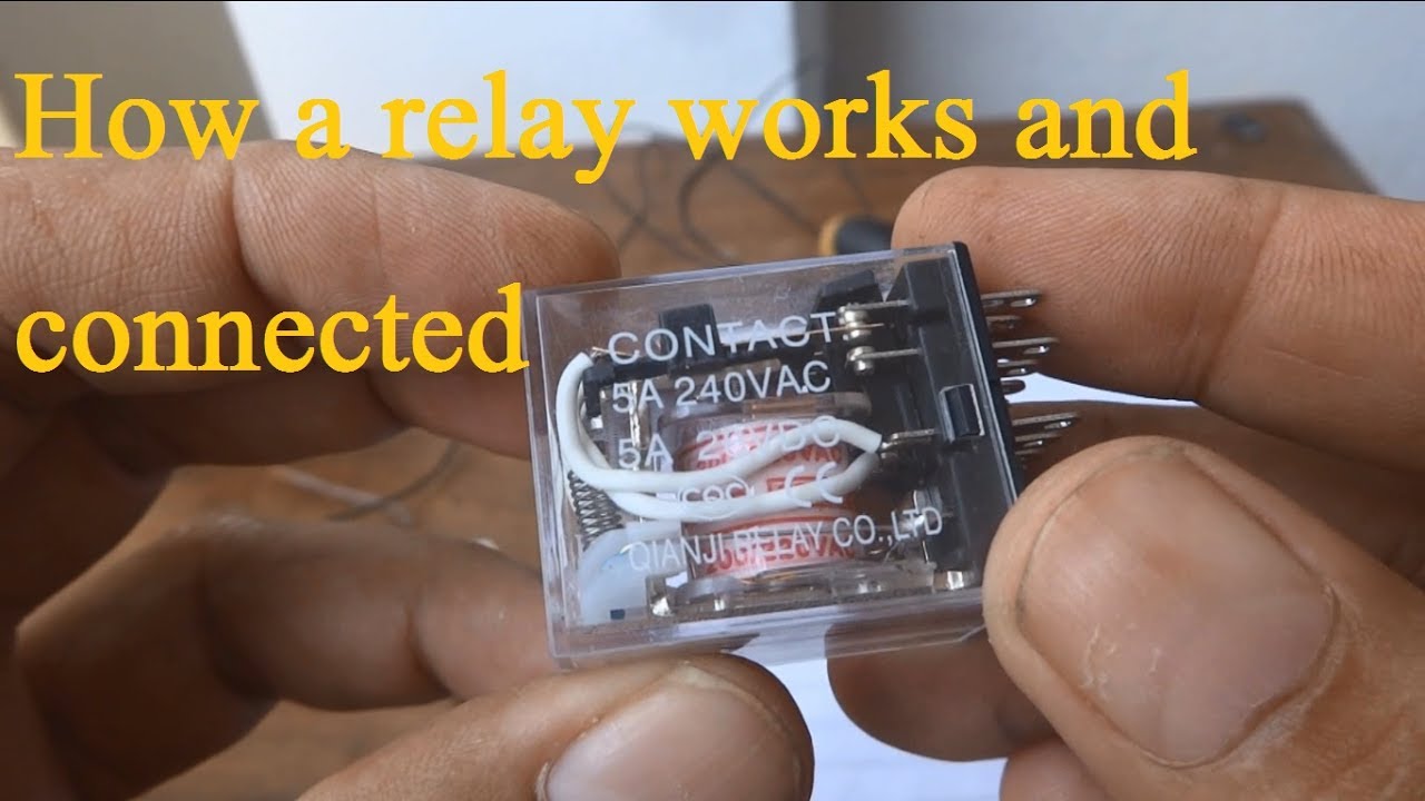 Relay explained, How to use a relay. Relay automatic switching by 220V for 12V fan