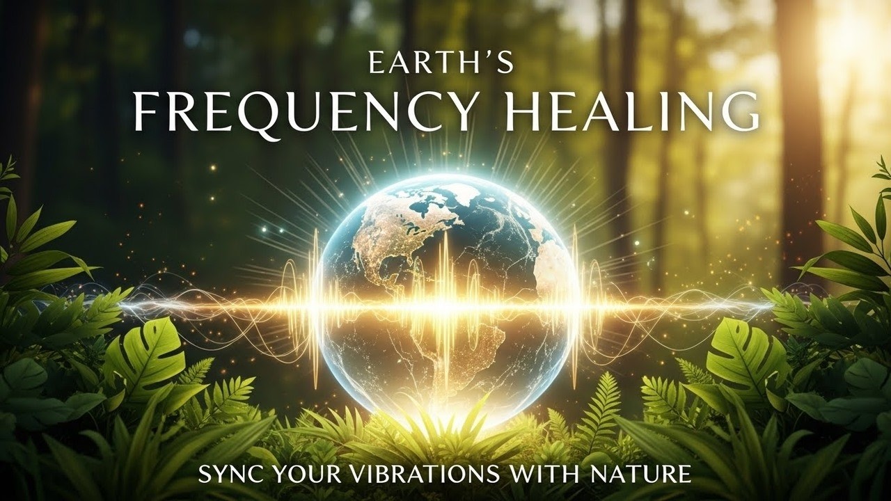 Earth’s Frequency Healing 🌍 Sync Your Vibrations with Nature | Deep Grounding Meditation Music
