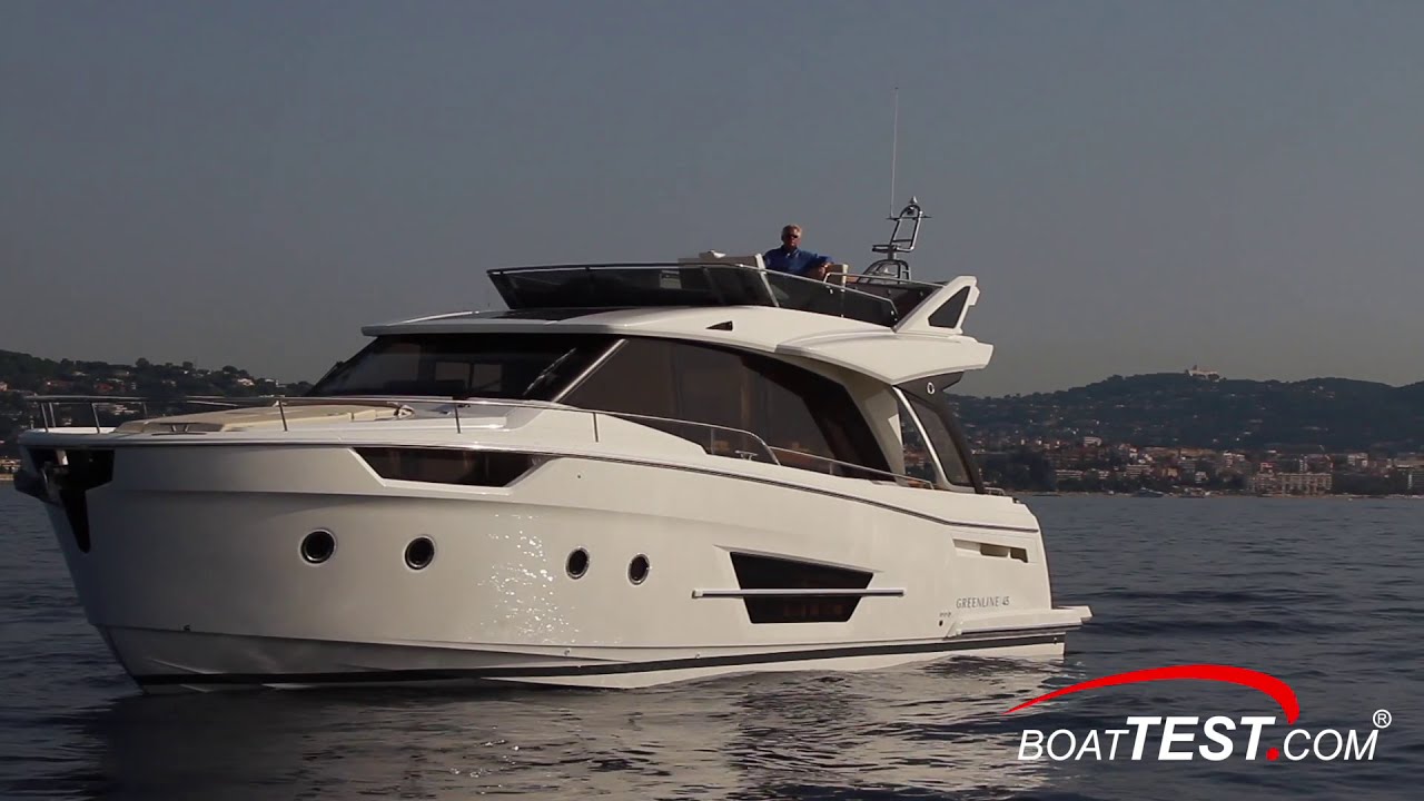 Greenline 45 Fly 2020 Test Video by BoatTest.com