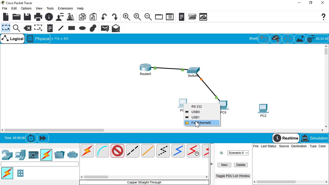 Cisco Sub-Interface Config in Packet Tracer