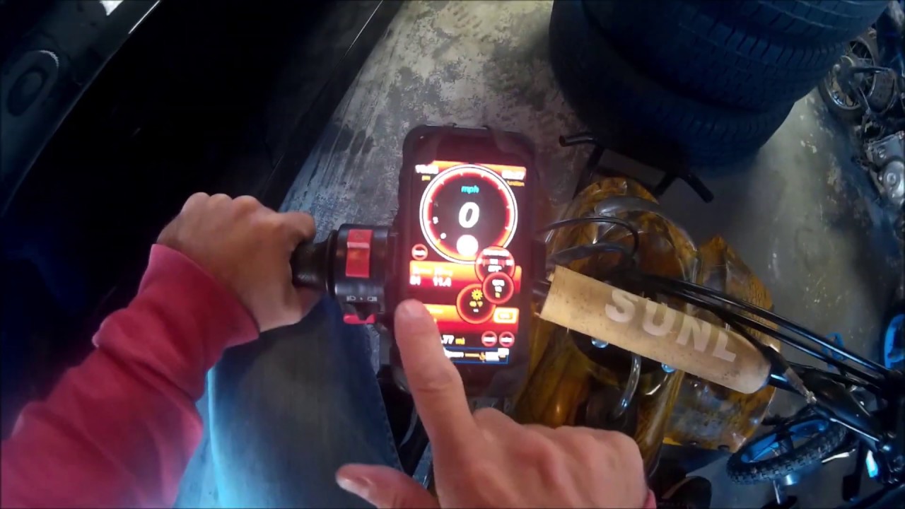 TOP SPEED RUN: SUNL110 Chinese ATV and wheelies!