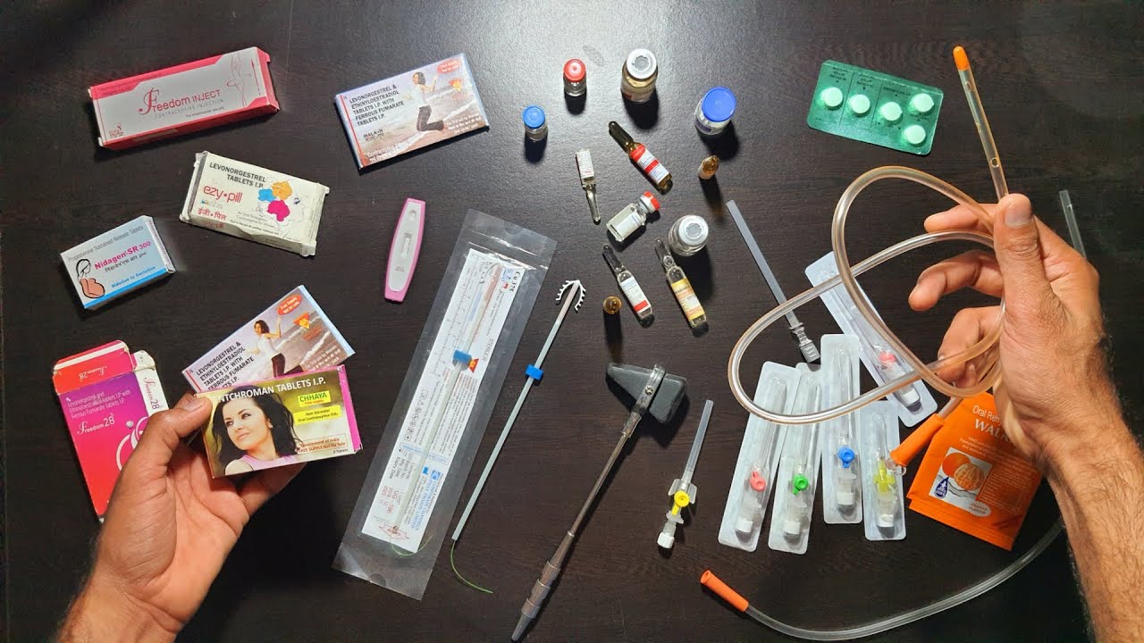 Contraceptive Pills, IUD, Ryles Tube, Suction Catheter, IV Cannula | The Charsi of Medical Lit.