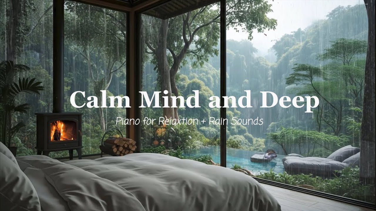 Sleep Music with Piano & Rain Sounds 🌧️ You and Me | Deep Relaxation & Calm Mind