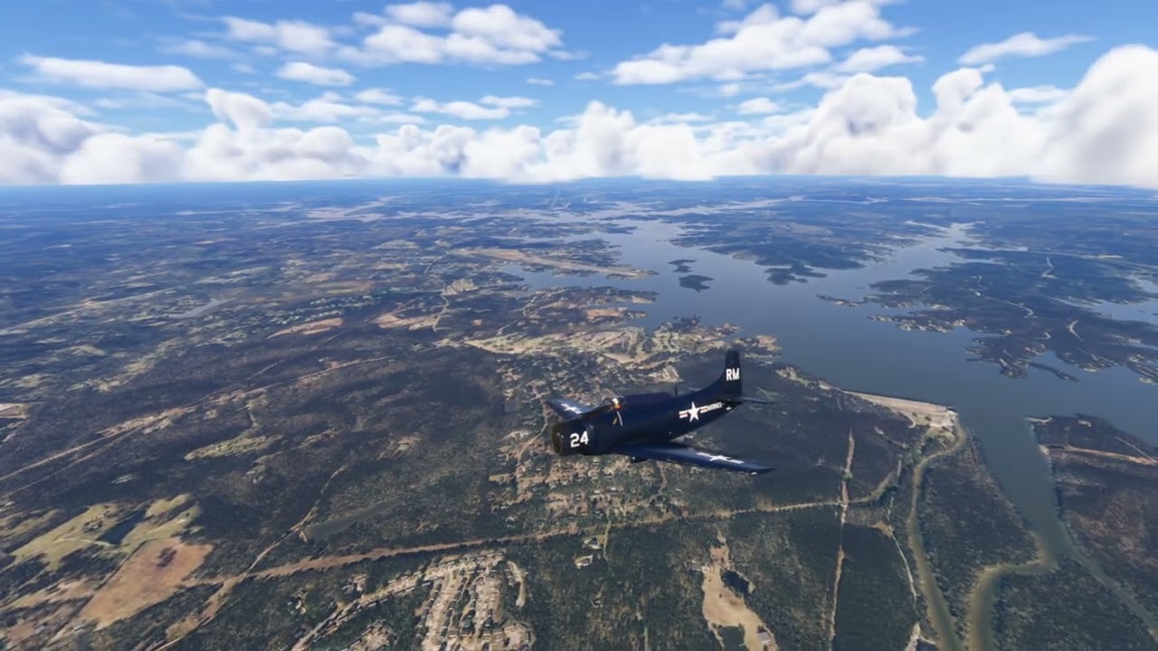 SkyRaider over Milledgeville GA