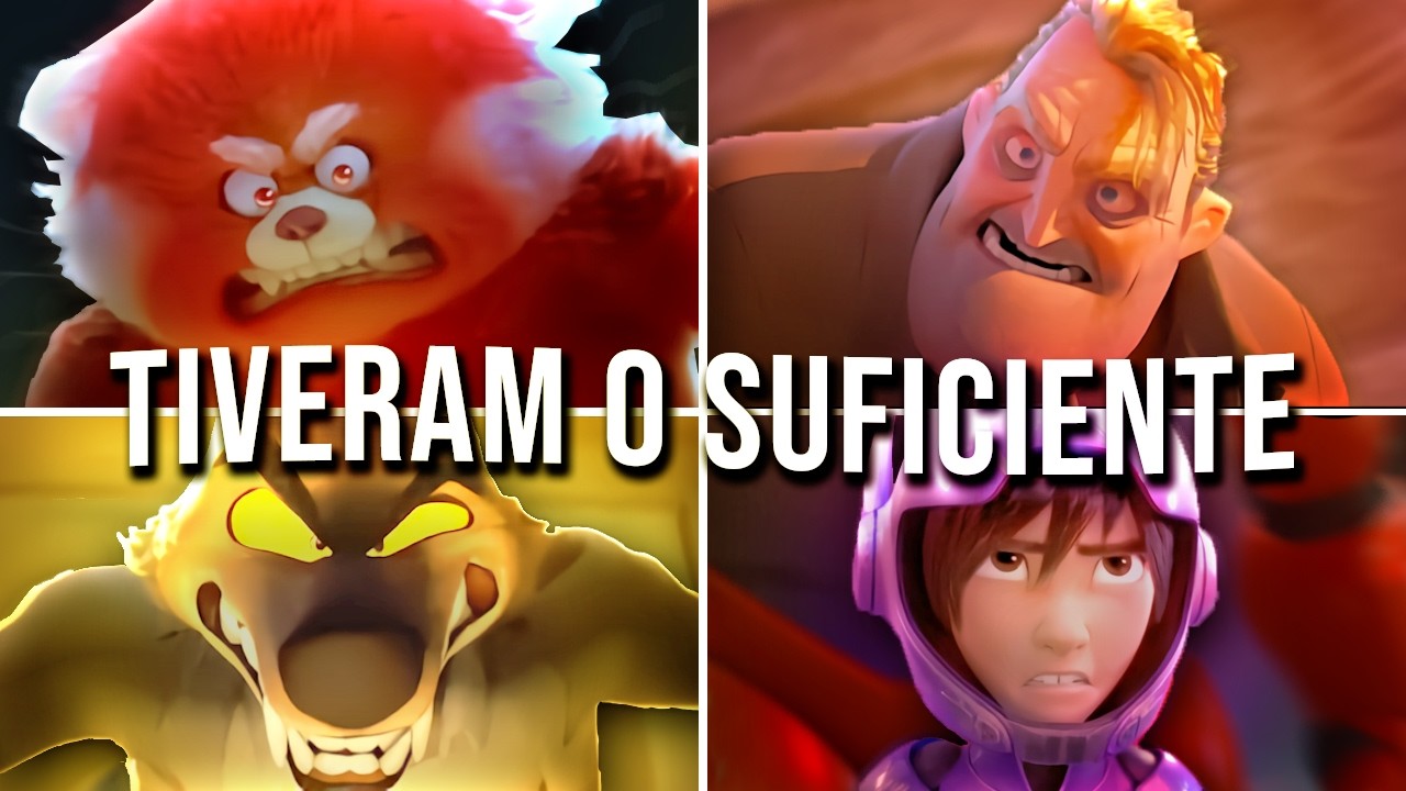 OS SURTOS MAIS JUSTIFICADOS DOS FILMES ANIMADOS