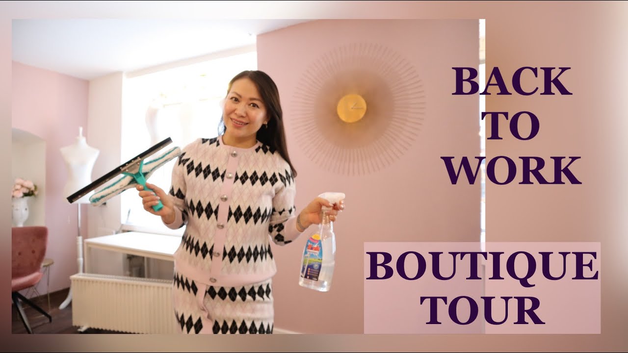 A week in my life as a small business owner: window decoration/boutique tour