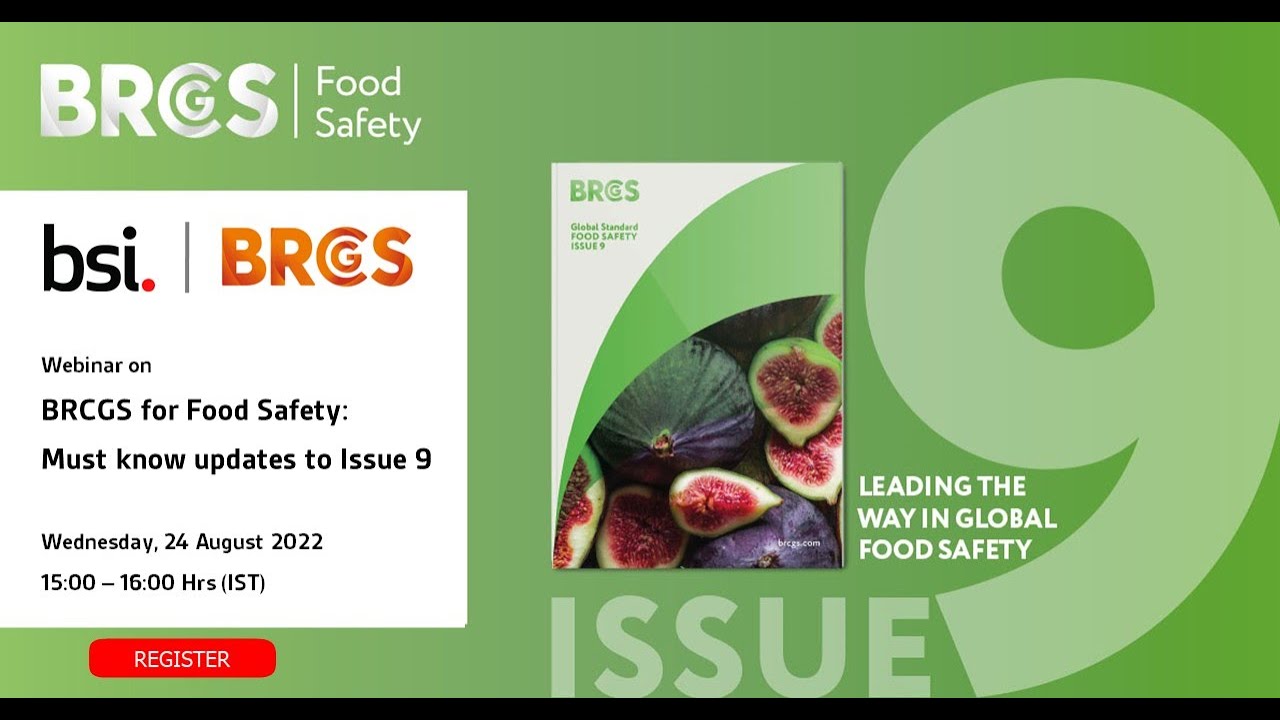 Replay Webinar: BRCGS for Food Safety Must know updates to Issue 9