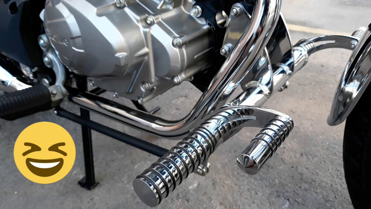 Chopper Road 150 com Comando Avançado + Paralama da Intruder 125