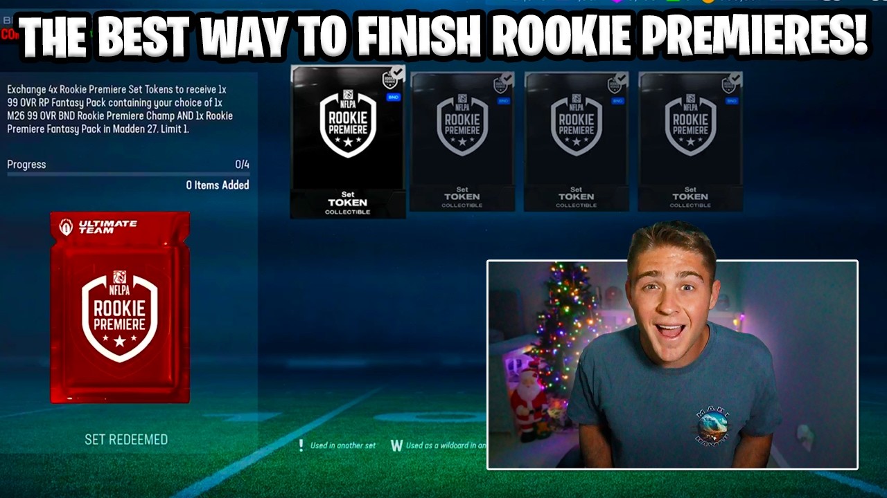 ЛУЧШИЙ и САМЫЙ ДЕШЕВЫЙ способ завершить ВСЕ сеты Rookie Premiere в Madden 26! (Финальное обновлен...