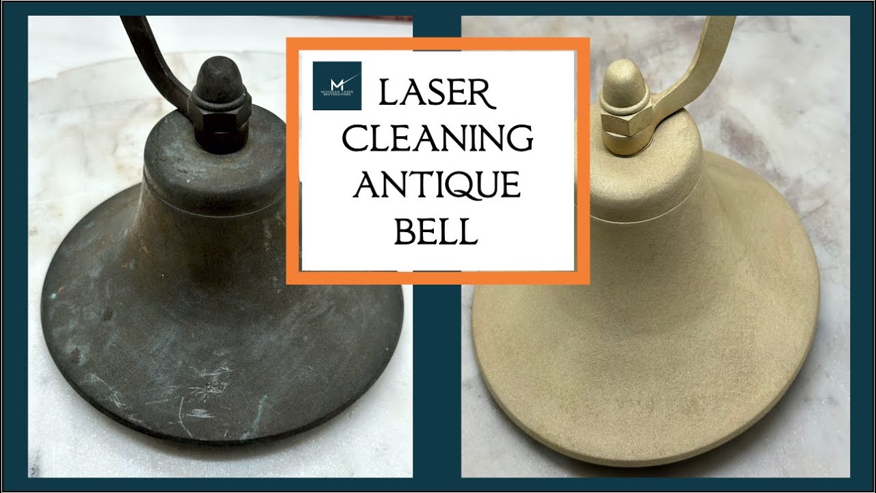 Laser Cleaning and Restoring an Antique Brass Bell