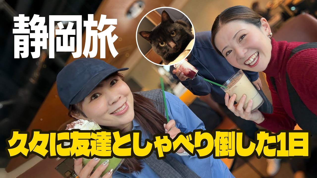 久々に友達としゃべり倒した静岡旅Vlog