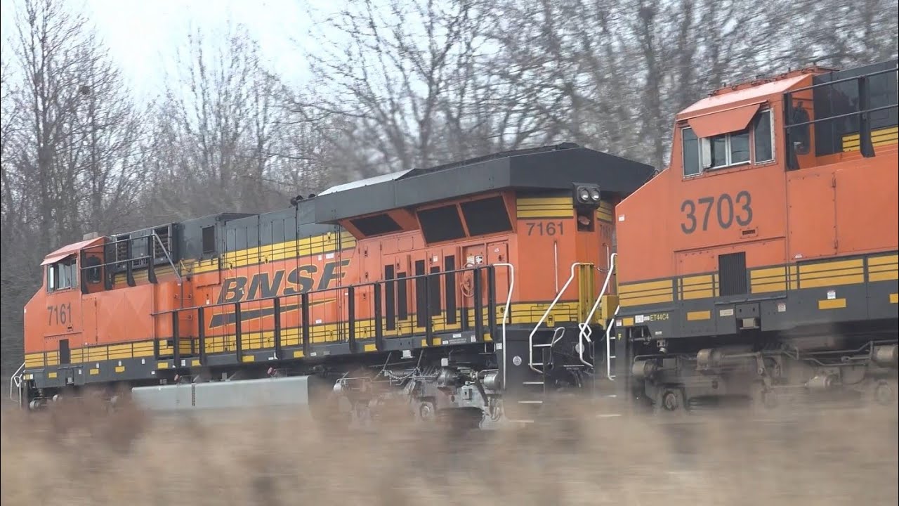 Chasing 2 BNSF Engines On Norfolk Southern Train! CSX Train Long Range View! Ride w Me To Go Railfan