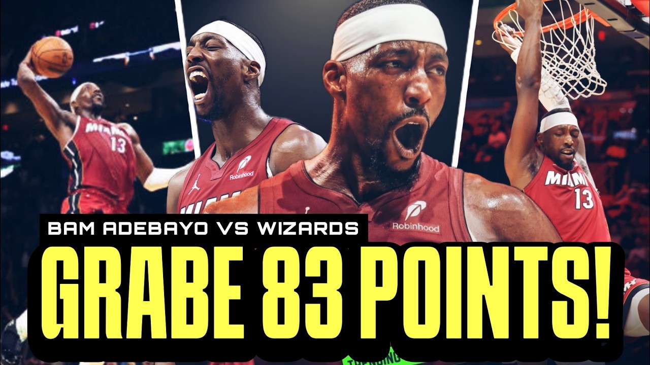 GRABE KA Bam Adebayo! 83 points! MAMAW! 2nd highest in history!