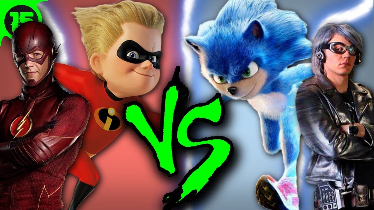 QUI COURT le PLUS VITE ? (Sonic vs Fleche vs Quicksilver vs Flash) ⚡
