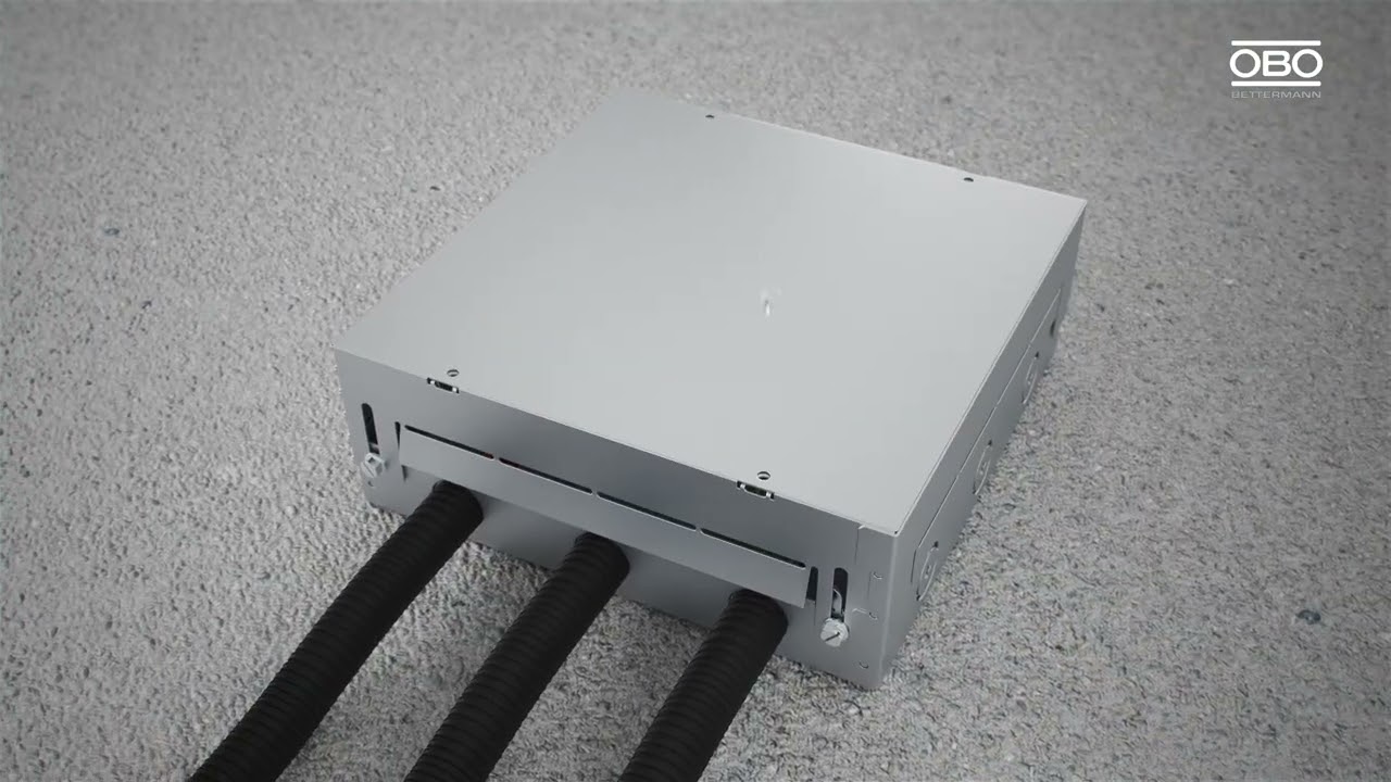 Mounting of Screed floor box – OBO Bettermann