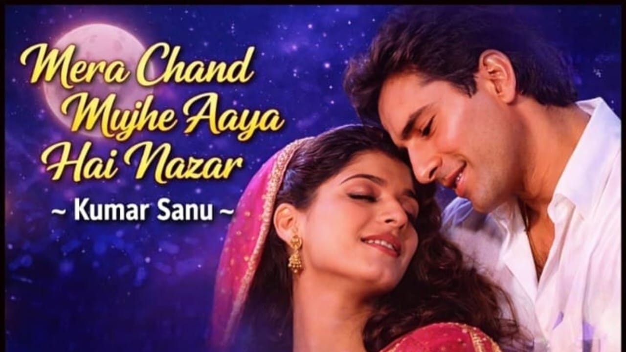 Mera Chand Mujhe Aaya Hai Nazar ~ Kumar Sanu ~ 1080P HD ~ Mr. Aashiq ~ Saif Ali Khan, Twinkle Khanna