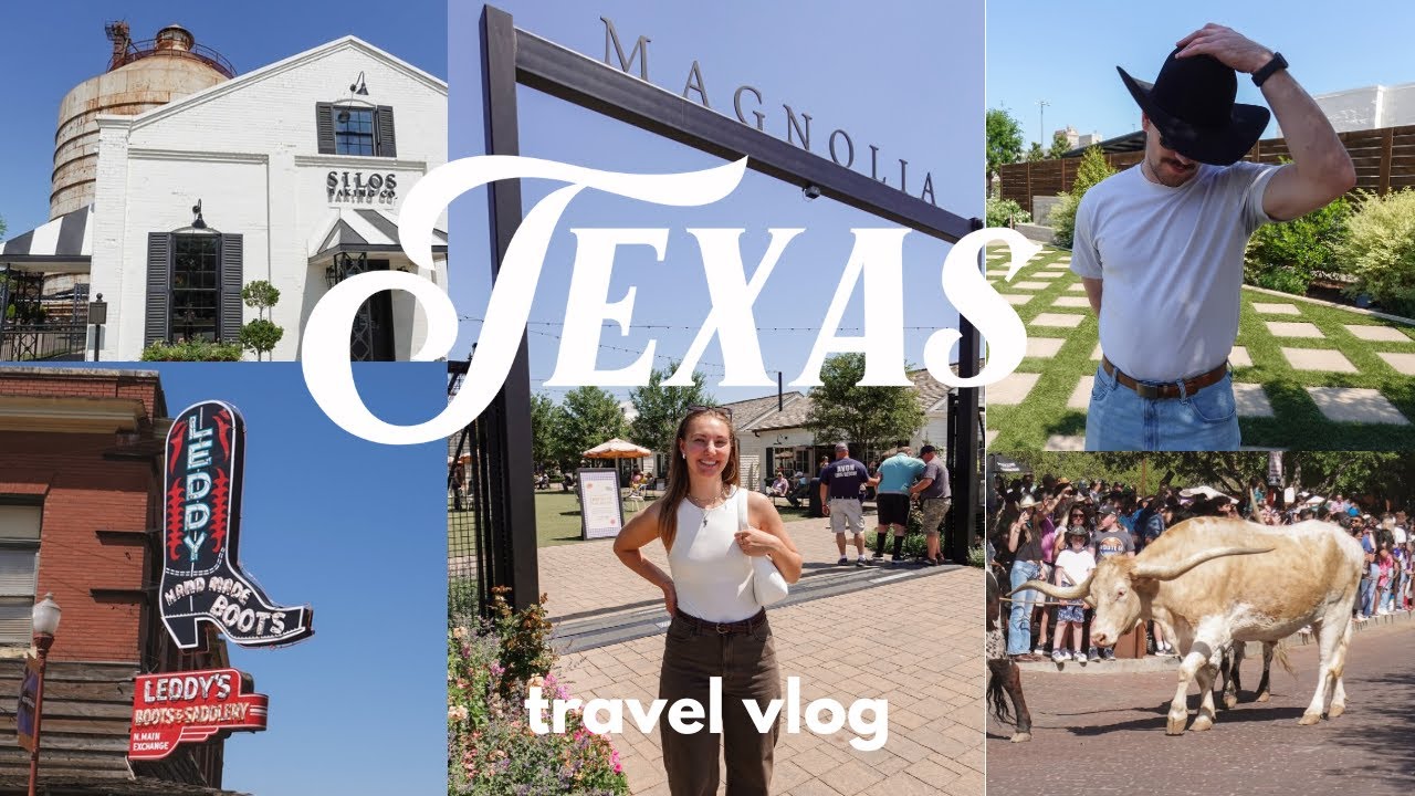 TEXAS TRAVEL VLOG \\ Exploring Dallas, Waco & Fort Worth 🐂🌾🇺🇸