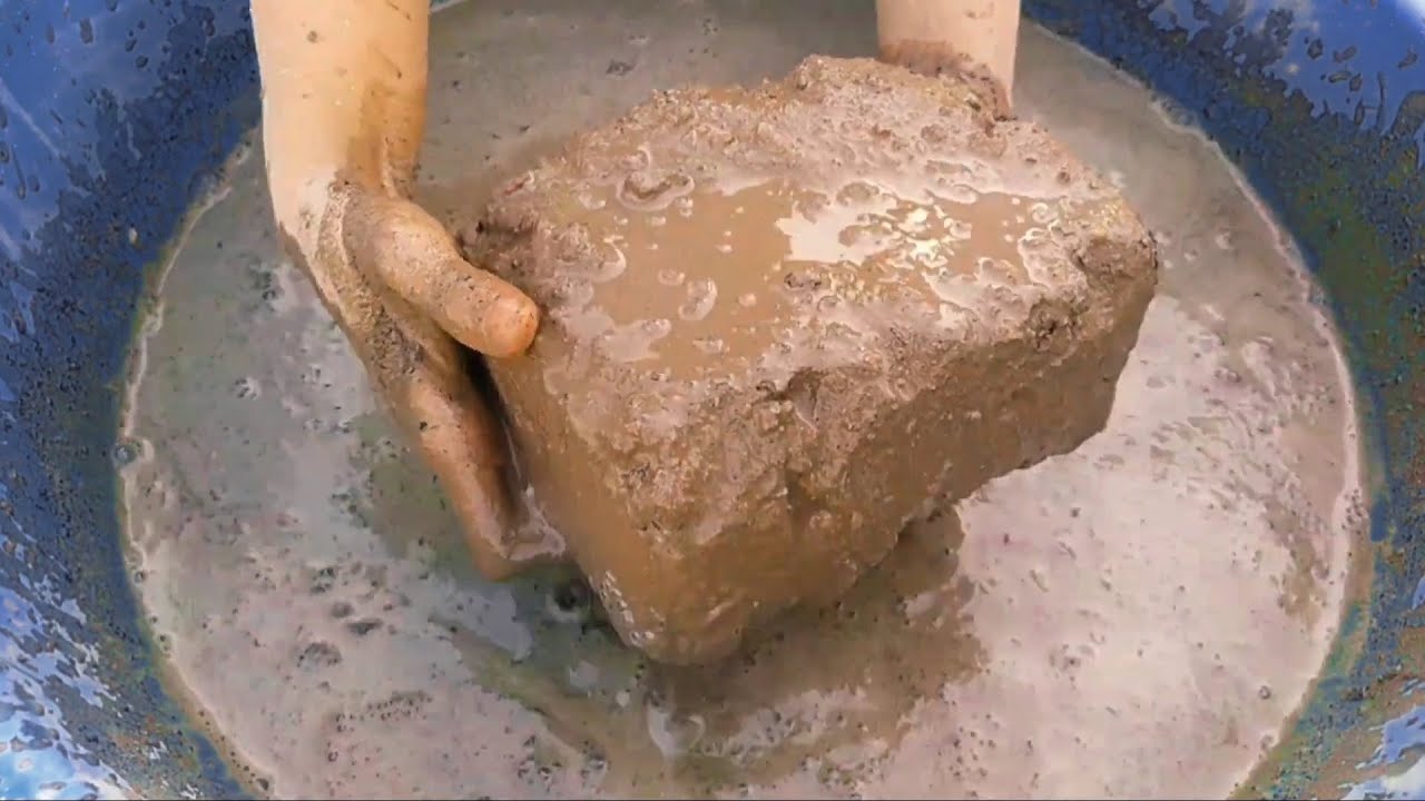 ASMR || Yummy and crunchy red dirt | so relaxing and satisfying | @ClayLandASMR