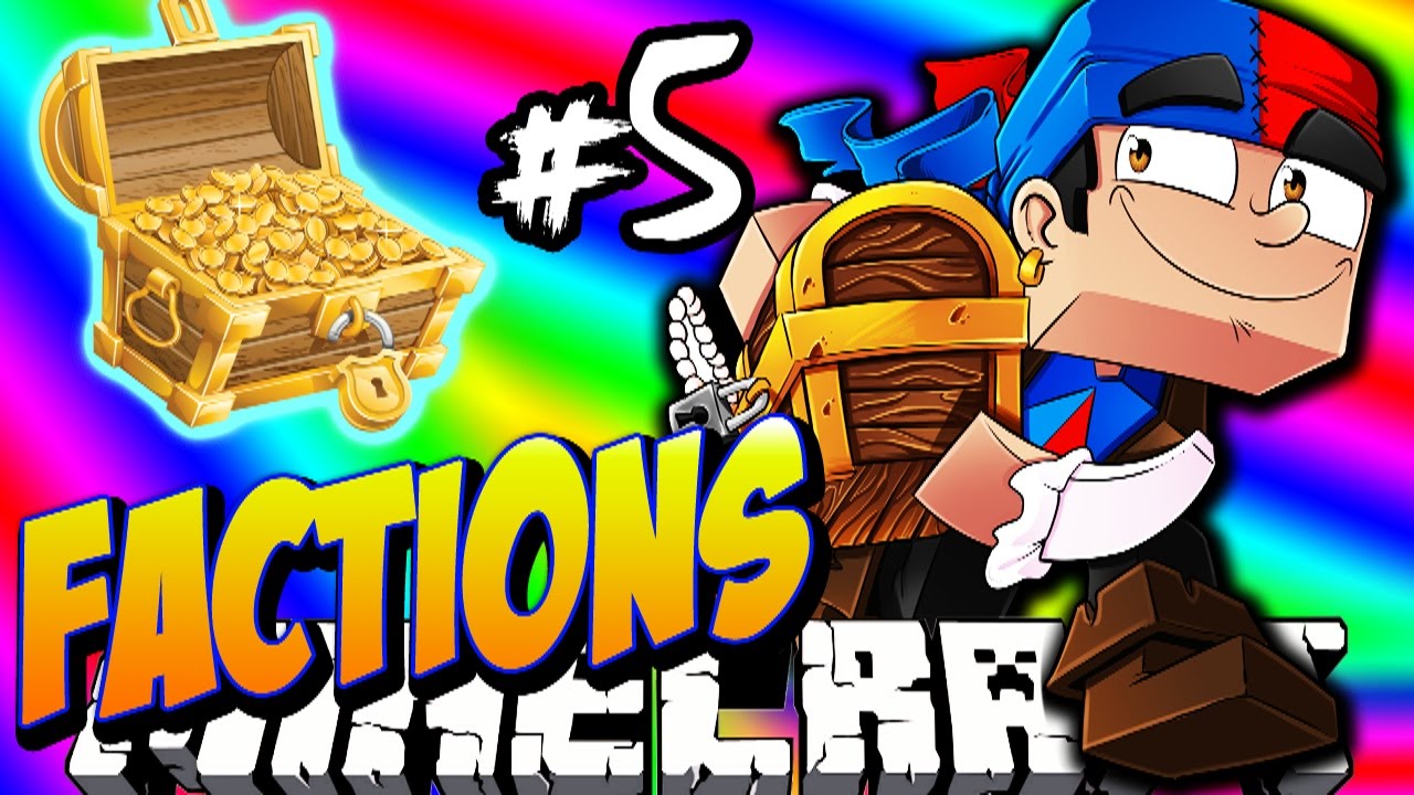 Minecraft FACTIONS #5 'MYTHIC LOOTCRATE?!' - Treasure Wars S1 w/ Vikkstar