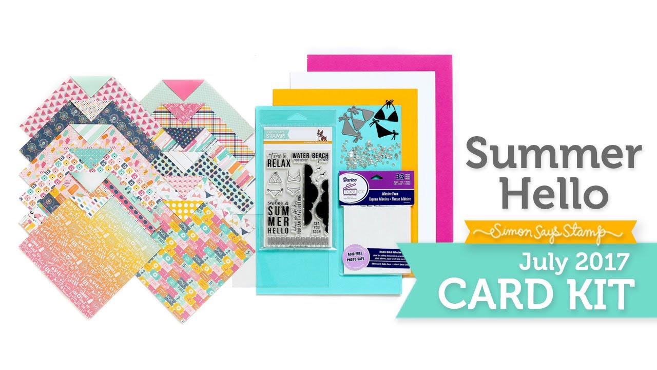 Summer Hello: Simon Says Stamp Card Kit Reveal and Inspiration