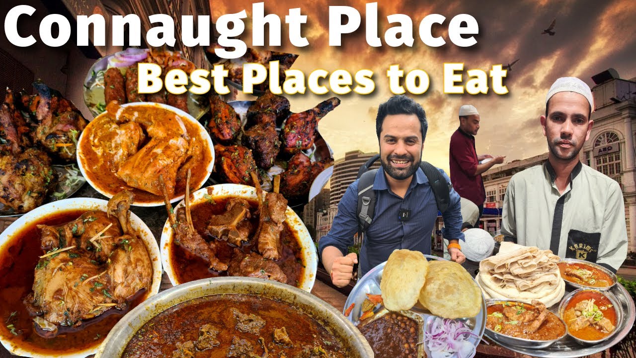 Best Street Food in Connaught Place | Gauri Saag Meat, Baba Ka Dhaba, Bhogal Nashta, Royal Restau...
