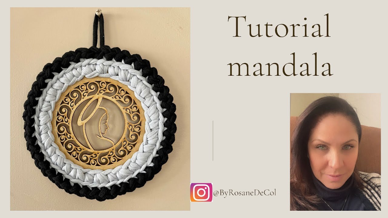 Mandala em MDF e crochê!