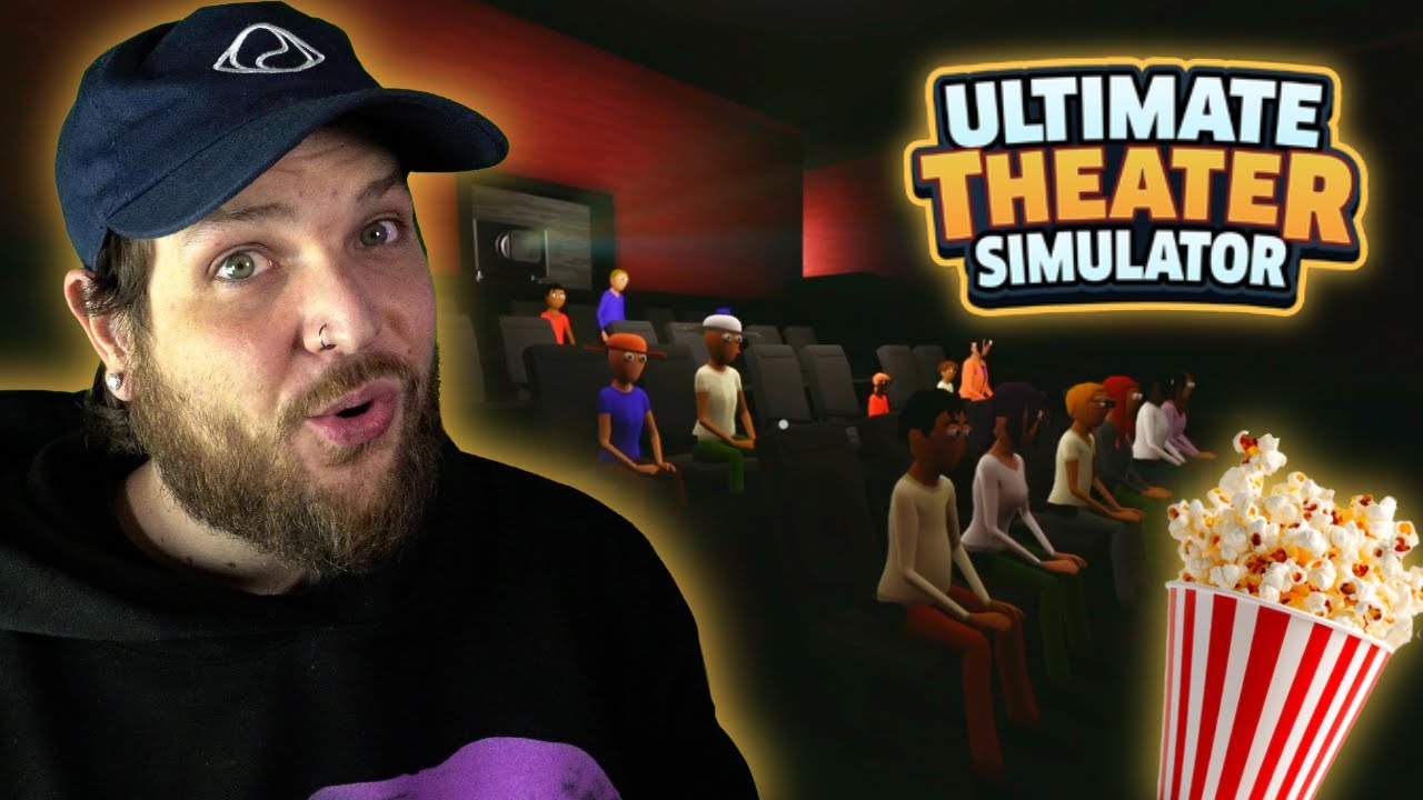 MY MOVIE THEATER IS NOW OPEN!!! | Movie Theater Simulator