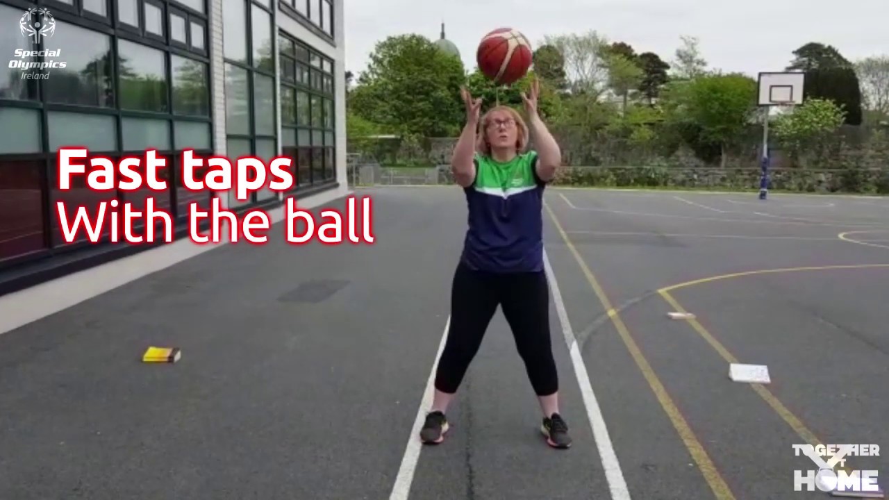 Basketball drills and skills with Galway Globetrotters