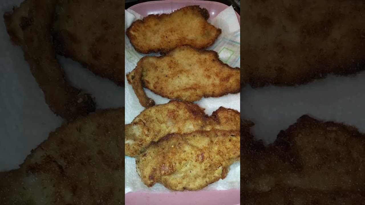Una rica milanesa de pollo🐓