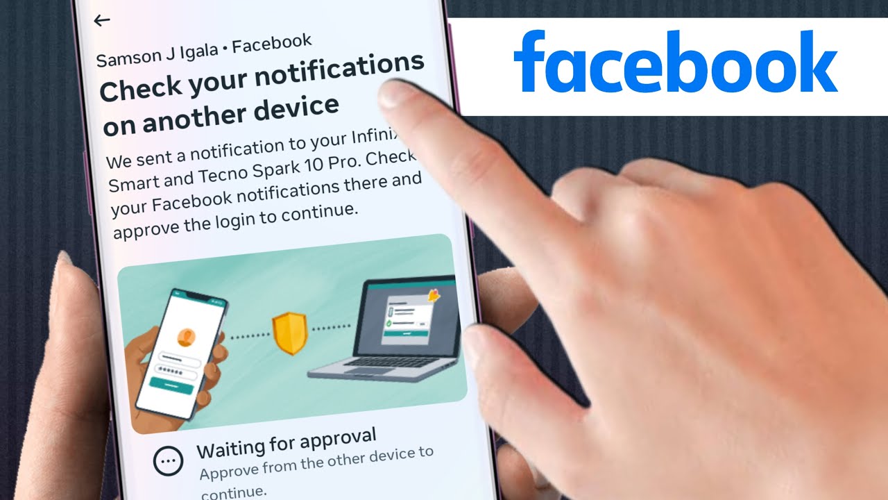 Check your notifications on another device Facebook Two Factor Authentication Problem Solved 2024