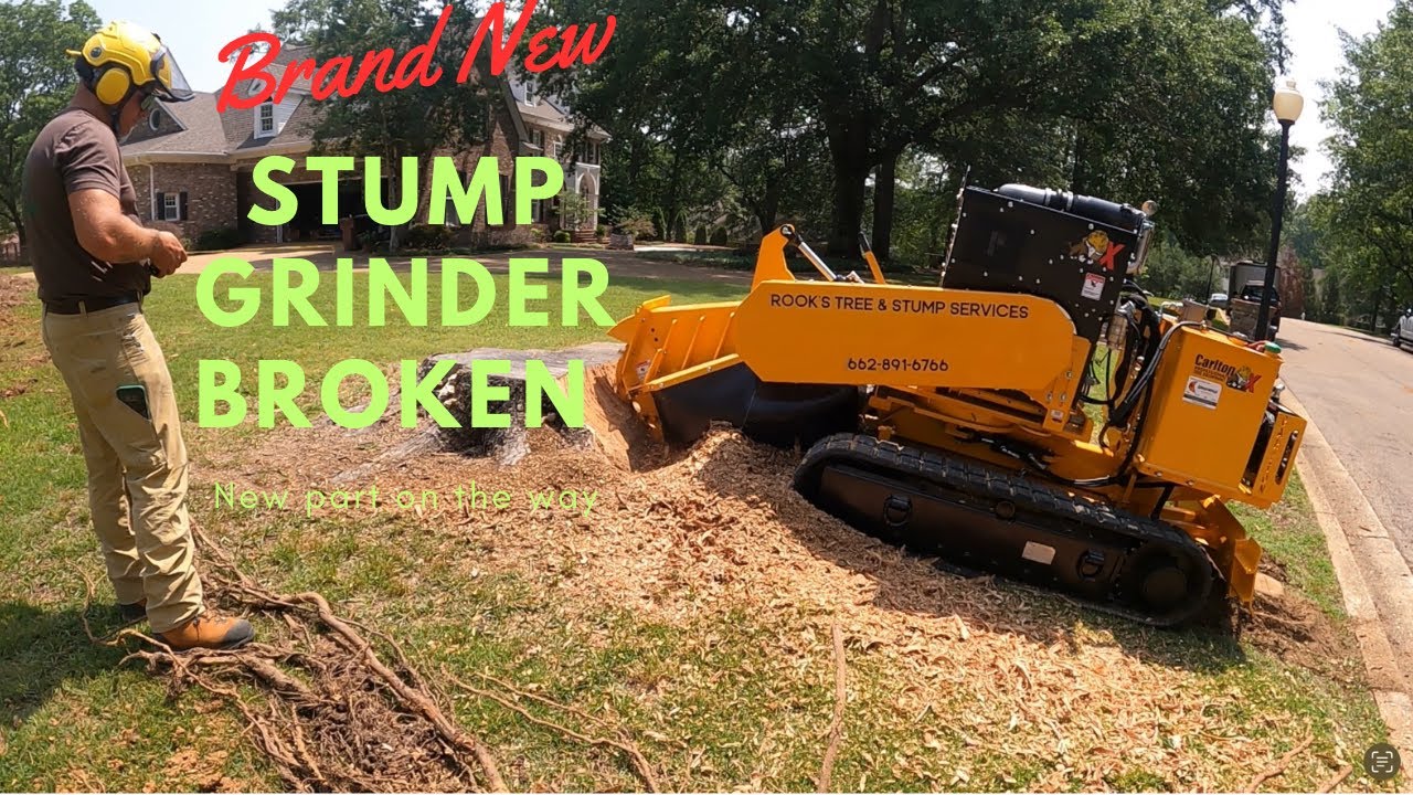 BRAND NEW Stump Grinder DELIVERED DAMAGED