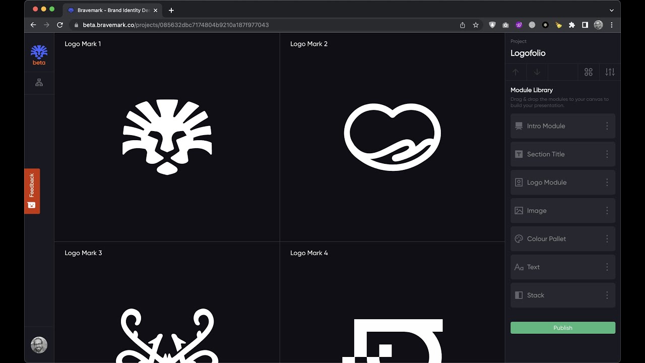 Logofolio Presentation Demo